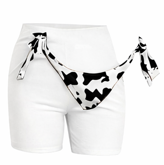Cow Print Shorts